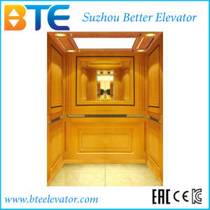 Mrl Gold Decoration Passenger Elevator for Commercial Building